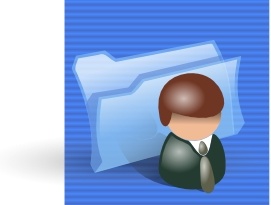 271x205 Contacts Folder Icon Clip Art Free Vector In Open Office Drawing