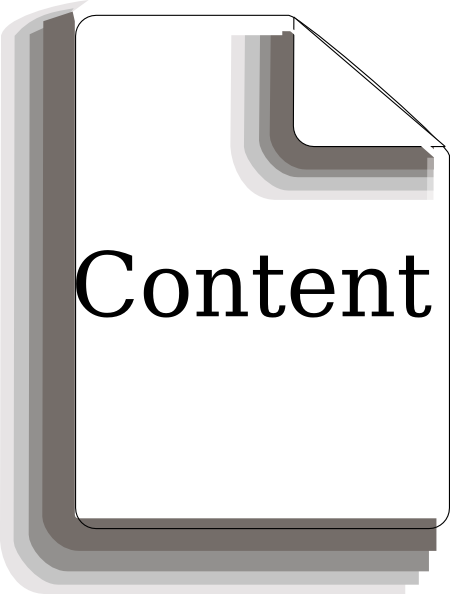 450x594 Content Page Clip Art