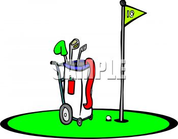 350x274 New Golf Club Clipart Clip Art Golf Tee With Bag