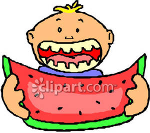 300x266 Watermelon Eating Contest Clip Art Cliparts