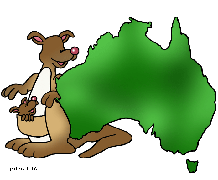 696x576 Continents Clip Art By Phillip Martin, Australia