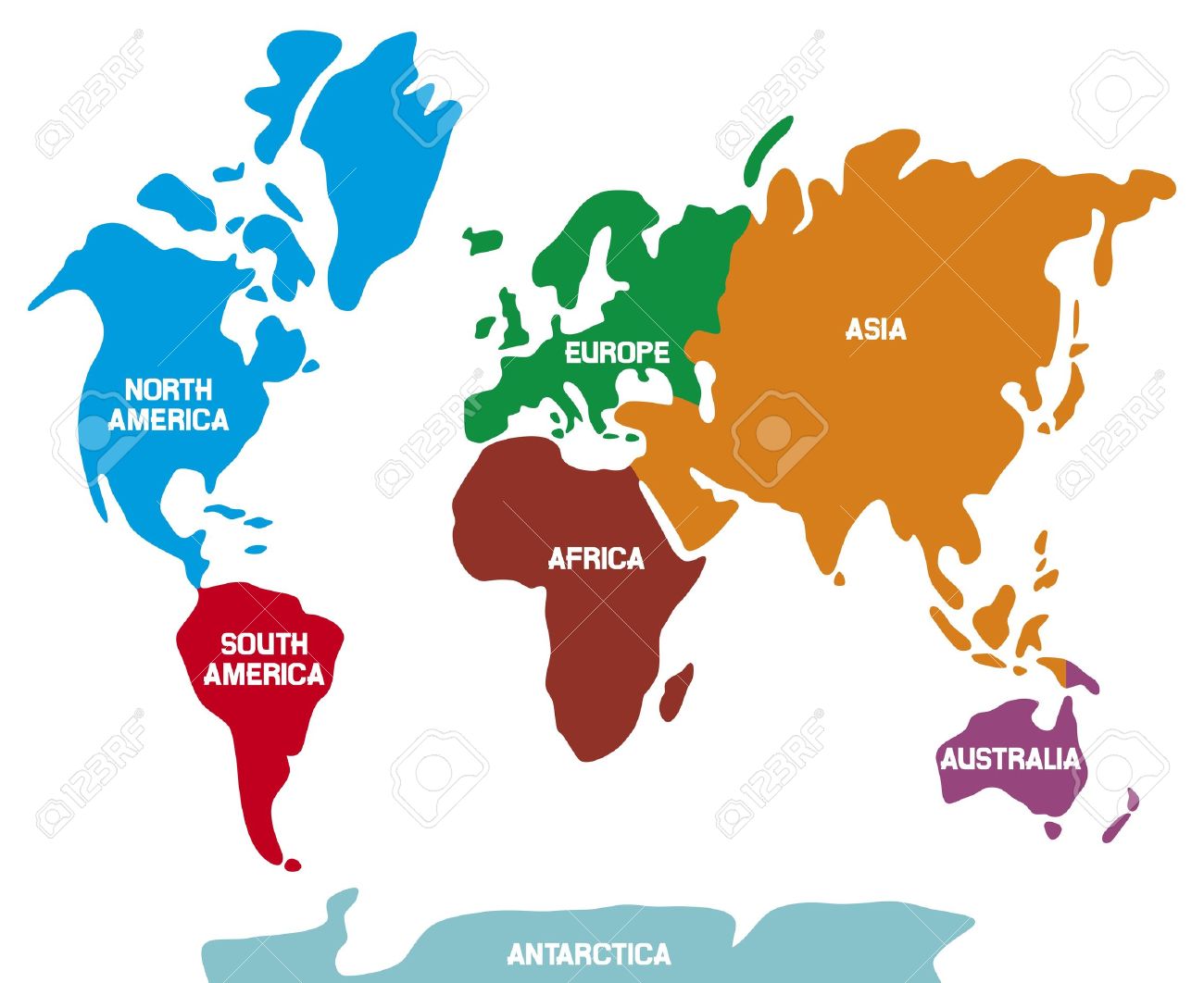 1300x1062 Continents Clipart
