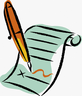 343x400 Contract Signing Cliparts 197377