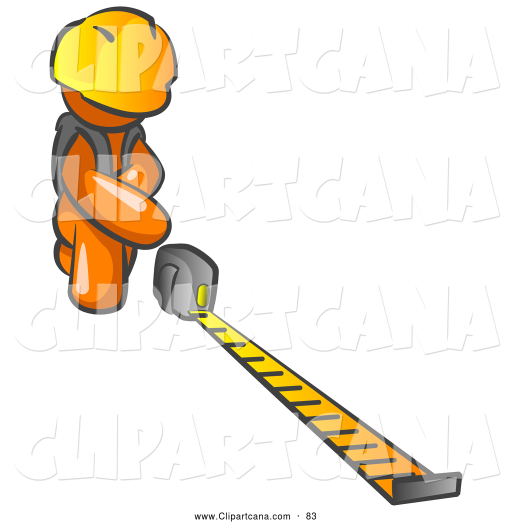 1024x1044 Vector Clip Art Of A Orange Man Contractor Wearing A Hardhat