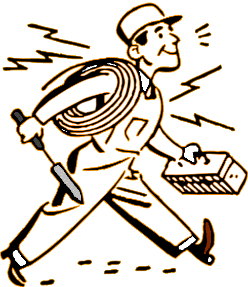 490x566 Electrical Contractor Clipart