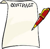 170x165 Contract Clip Art