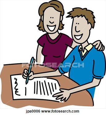 342x370 Contracts Clipart