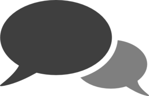 298x192 Conversation Gray Clip Art