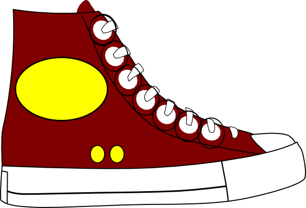 600x408 Converse Clipart Yellow