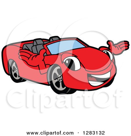 450x470 Royalty Free (Rf) Convertible Car Clipart, Illustrations, Vector