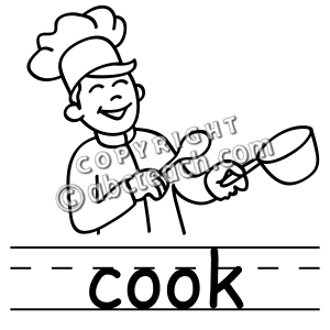 300x300 Cooking Black And White Clipart