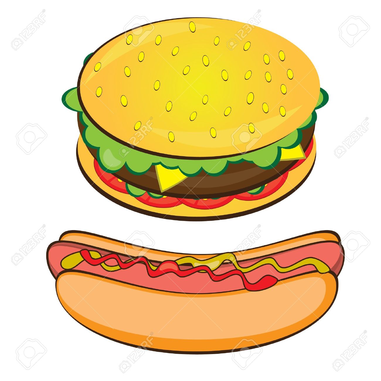 1300x1300 Burger Clipart Cookout