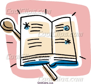 300x278 Cookbook Vector Clip Art