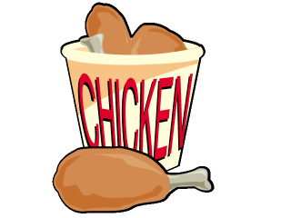 320x240 Chicken Leg Clipart Cooked Chicken Bay 2