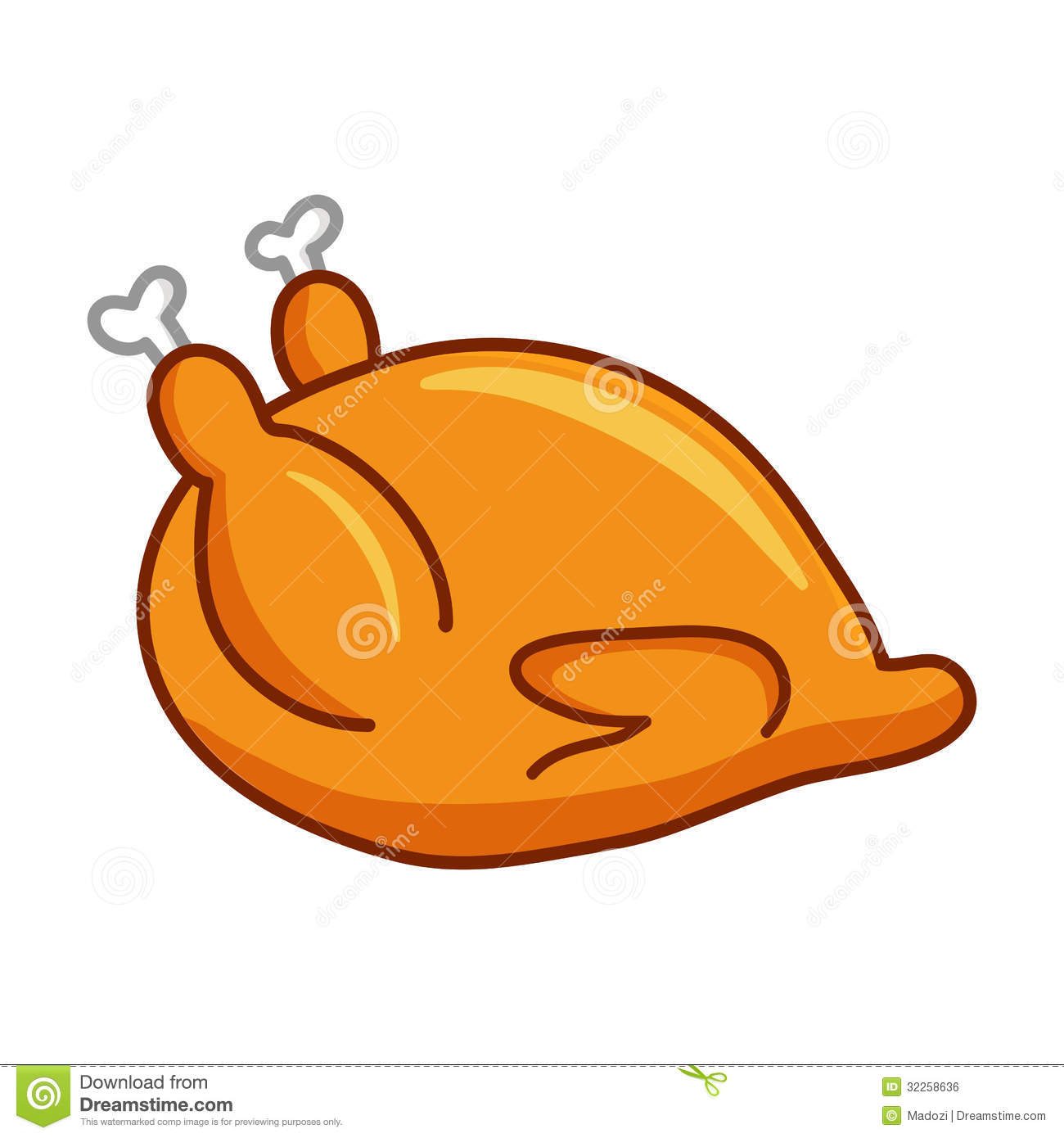 1300x1390 Roast Clipart Baked Chicken