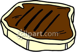 300x204 Clip Art Cooked Steak Clipart
