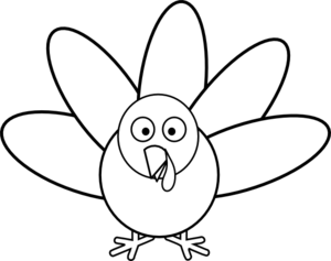300x237 Turkey Outline Free Clipart