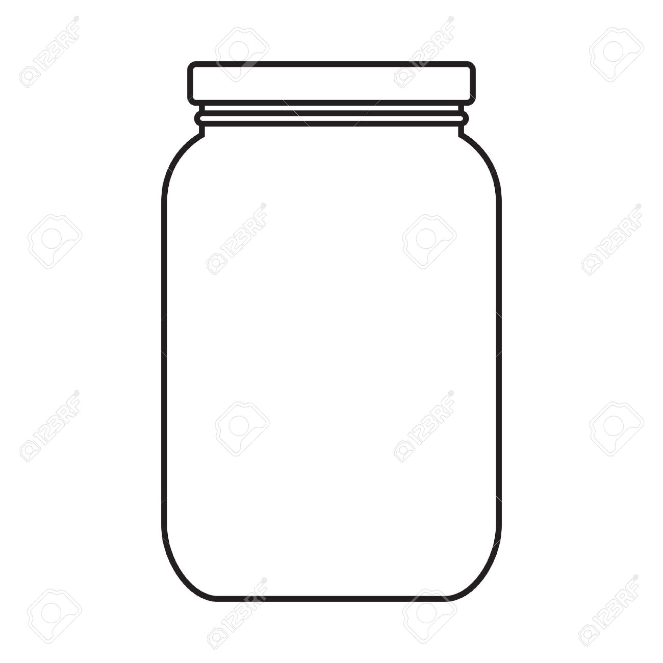 1300x1300 Storage Jar Clipart