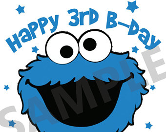 340x270 Cookie Monster Print Etsy