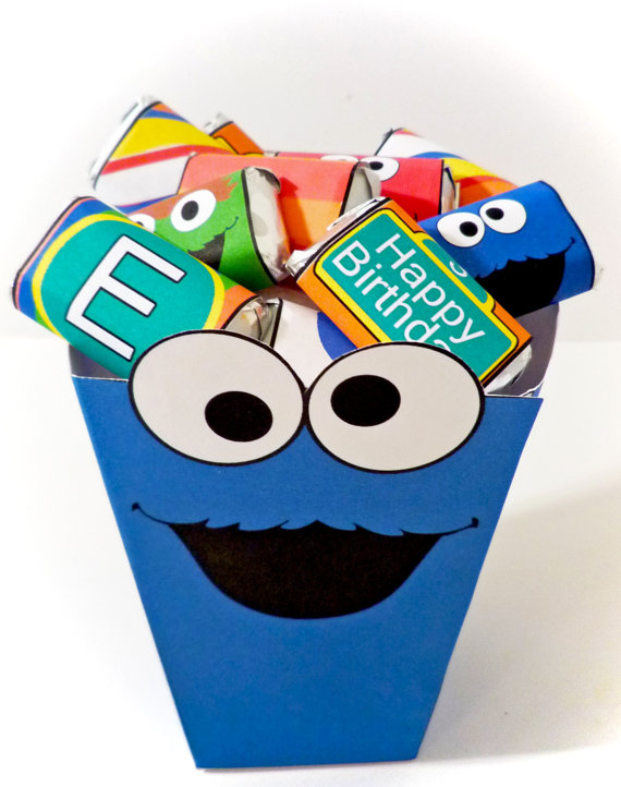 570x722 Instant Download Cookie Monster Sesame Street Inspired