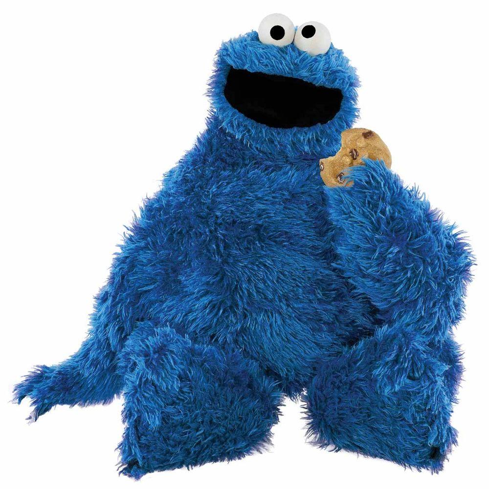 1000x1000 Roommates 5 In. X 19 In. Sesame Street Cookie Monster Peel