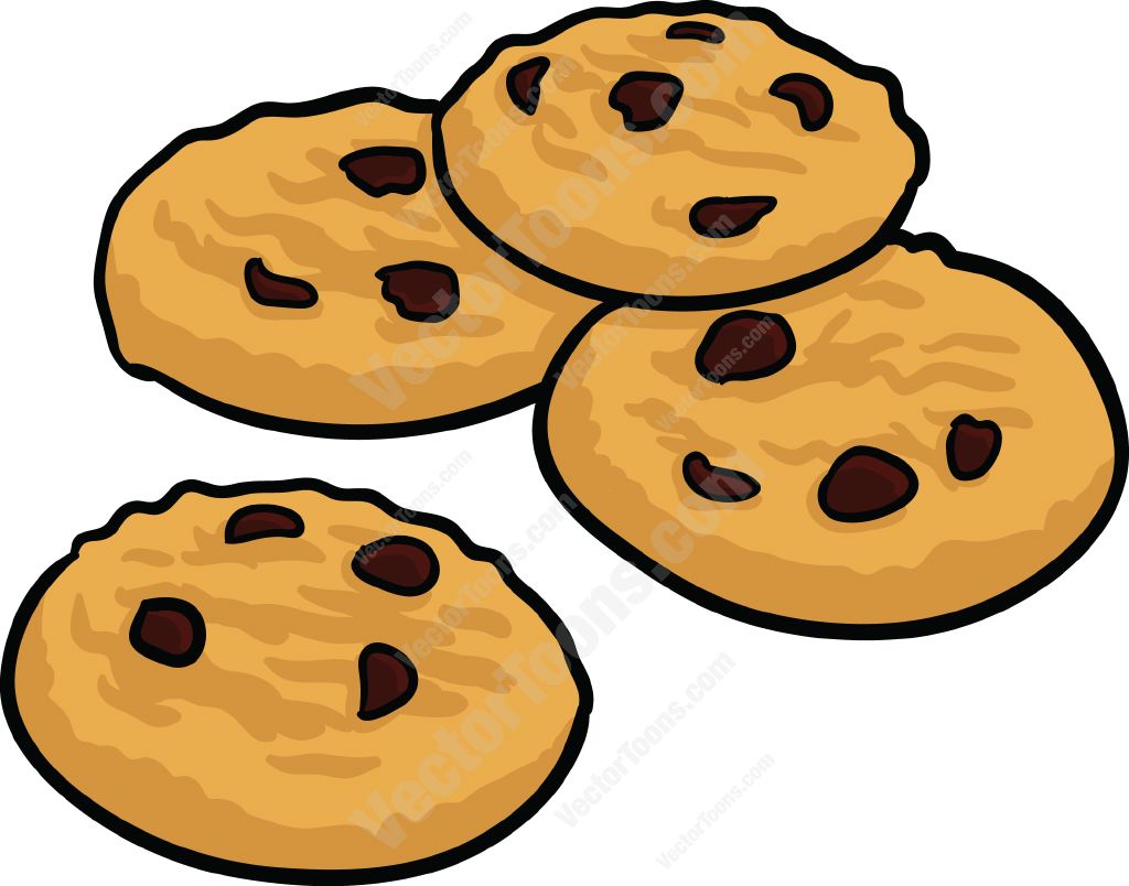 1024x804 Chocolate Chip Cookies Cartoon Clipart