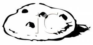 300x147 Chocolate Chip Cookie Clipart Black And White Clipart Panda