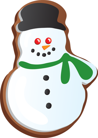 321x450 Christmas Cookies Clipart