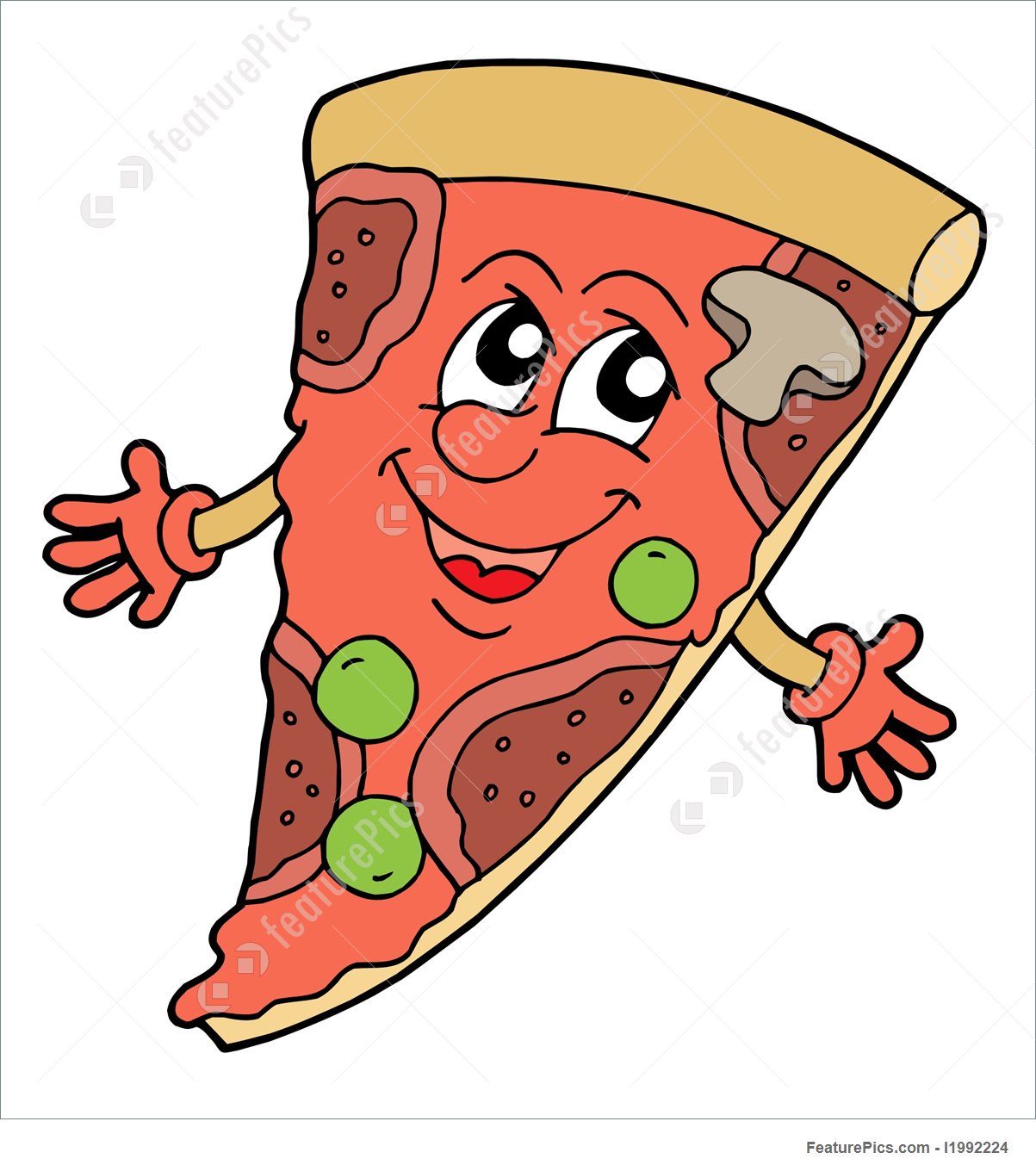 1203x1360 Pizza Vector