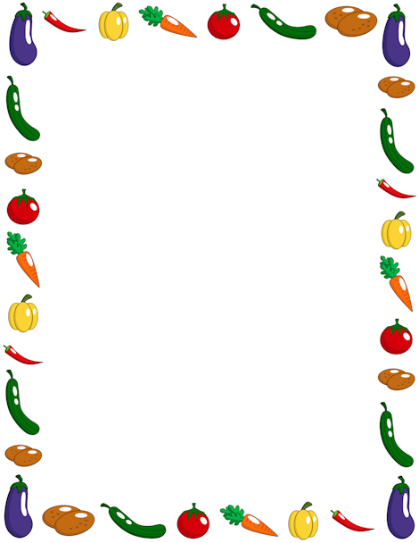 470x608 Sample Food Clipart Borders
