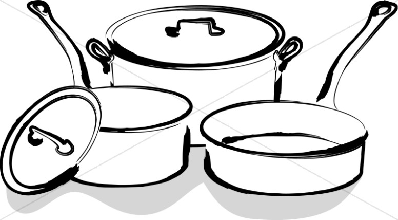 776x428 Cooking Pans Clipart