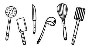 293x160 Kitchen Delightful Kitchen Utensils Clipart Black And White Clip