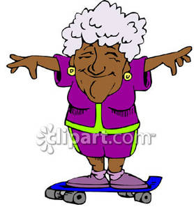 278x300 Black Elderly Woman Clipart