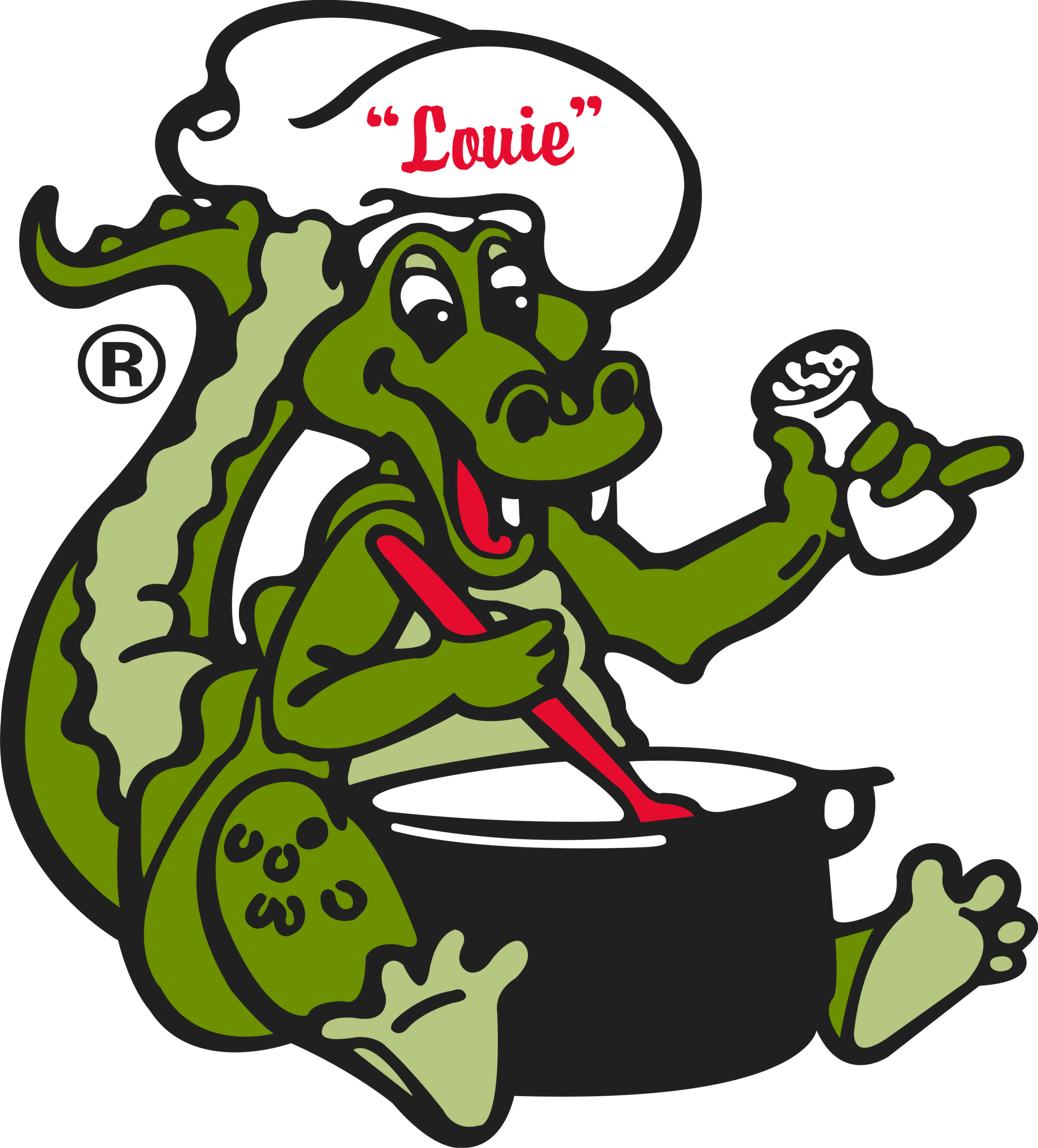 3724x4120 Alligator Clipart Cooking
