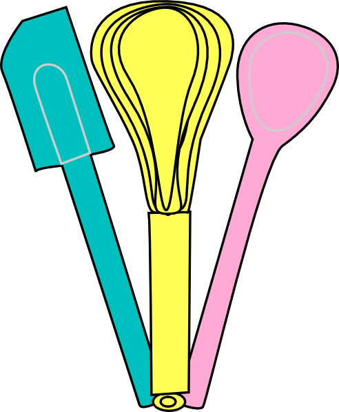 492x597 Baking Utensils Clip Art