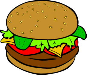 288x249 Hamburger Clipart Cookout Food