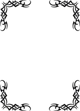 275x380 Cool Borders Clipart