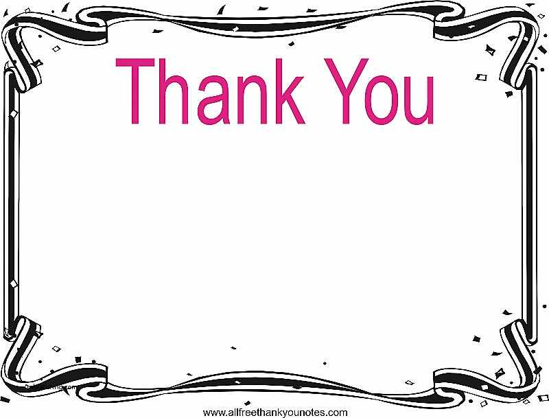 800x609 Thank You Cards Thank You Card Clip Art Luxury Thank You Border