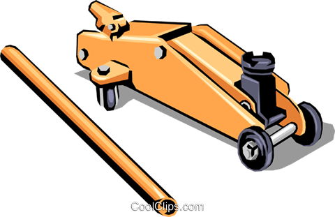 480x311 Car Jack Royalty Free Vector Clip Art Illustration Indu0325