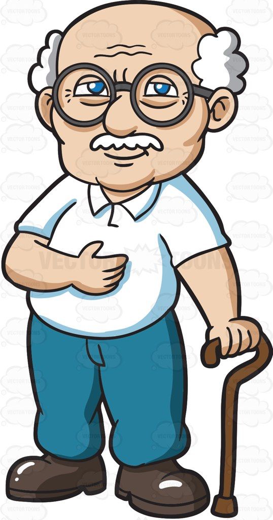 538x1024 Cartoon Clipart Grandpa