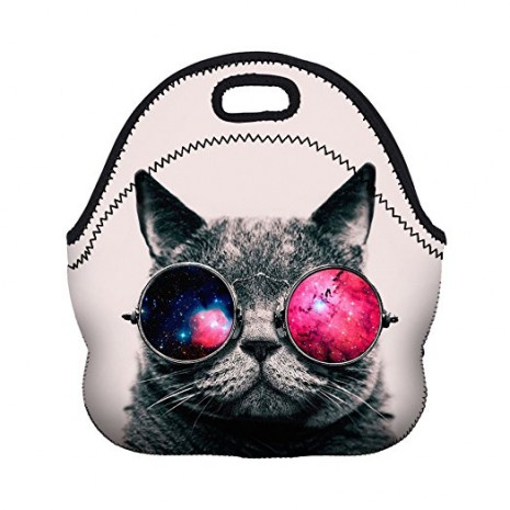 465x465 Neoporene Lunch Bag Cool Cat