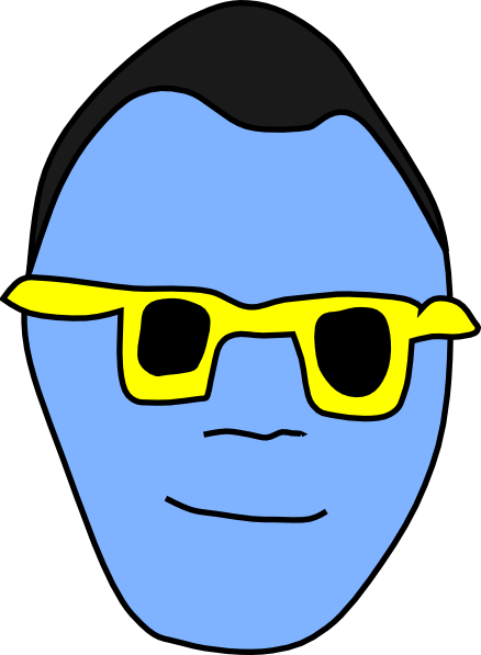 438x597 Cool Dude Clip Art
