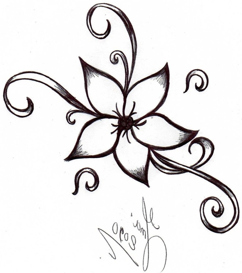 841x949 Drawing Ideas Of Flowers Cross Finger Tattoos Rare Tattoo Ideas