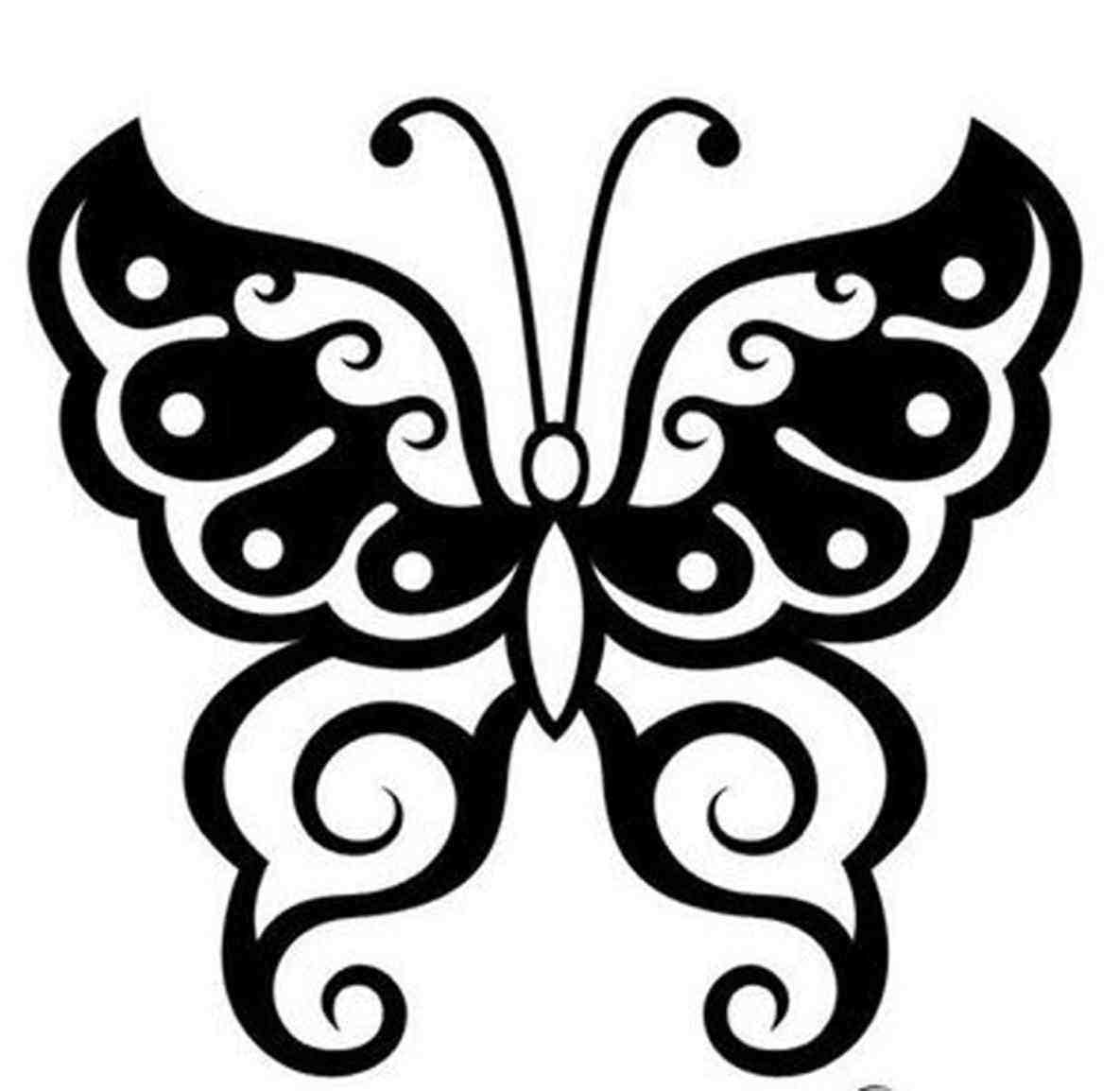 1185x1154 Cool Butterfly Designs To Draw