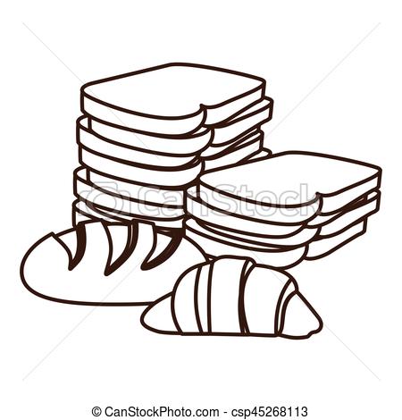 450x470 Croissant Clipart Cool Drawing