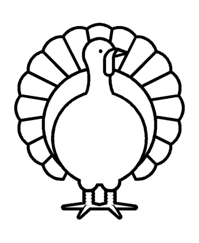 670x820 Coloring Pages Cool Easy Turkey Drawings Simple Drawing How