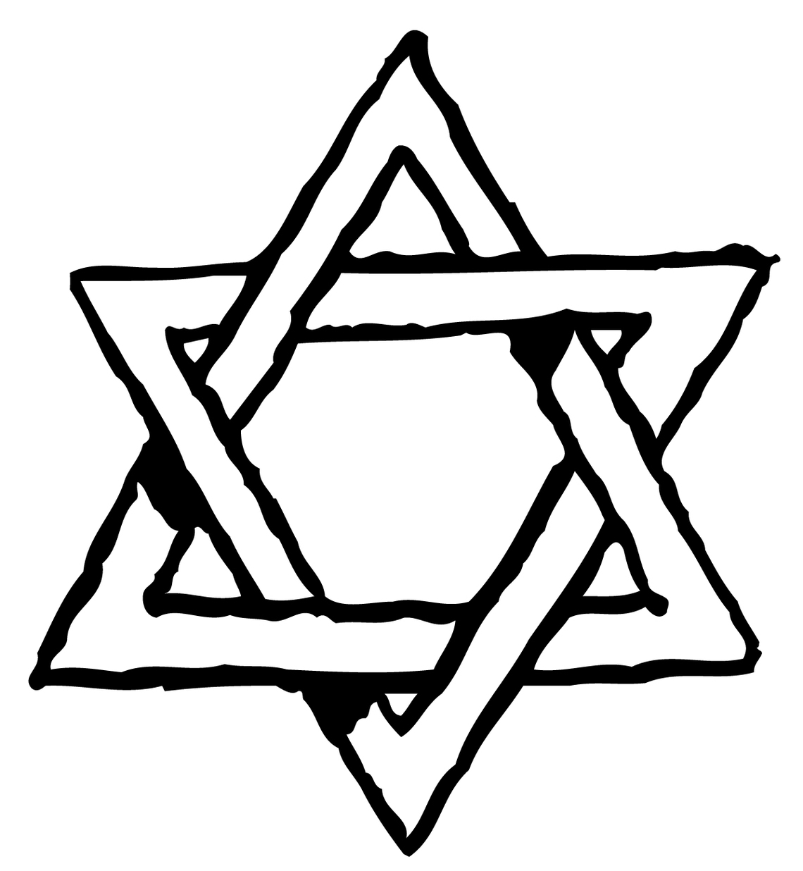1140x1236 Stars Of David Clipart