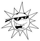 164x168 Clipart Sun Outline Clipart Panda