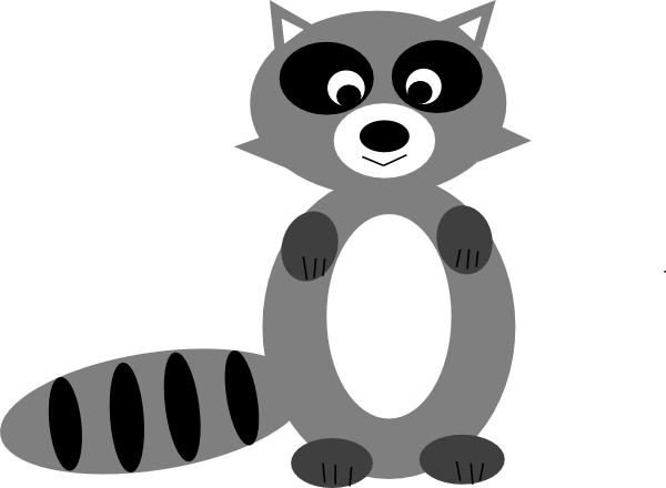600x440 Raccoon Clip Art Chadholtz