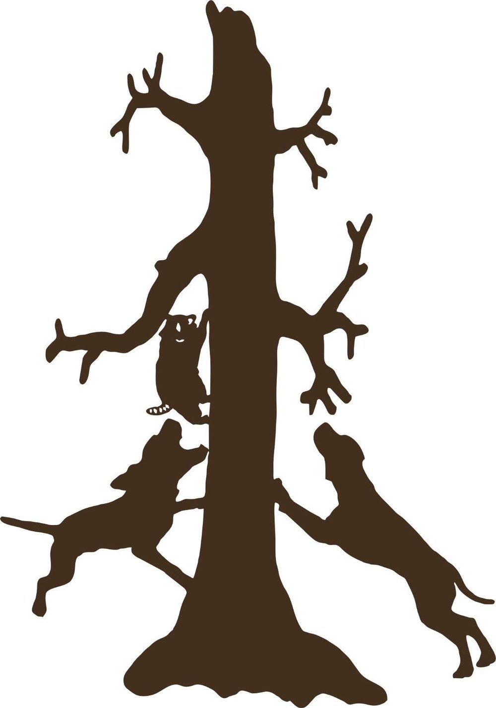 1000x1428 Climbing Tree Clipart Dog